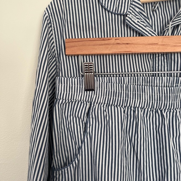 LAKE Women's Striped Pajama Set - navy and White - Picture 4 of 7